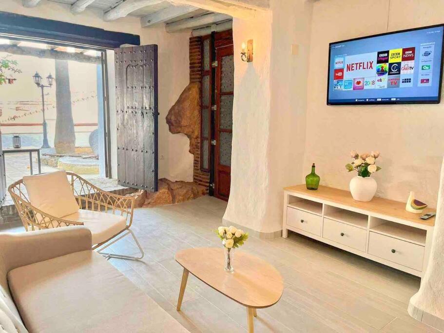 La Palmera. Casa Rural Con Piscina Privada. Benadalid Exterior photo